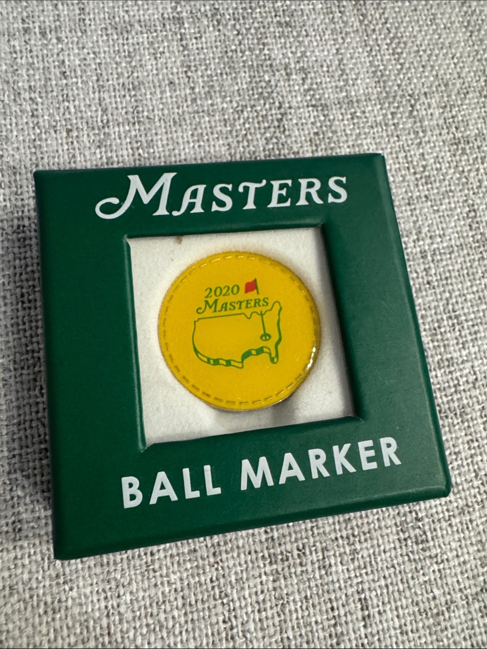 Masters Yellow Ball Marker